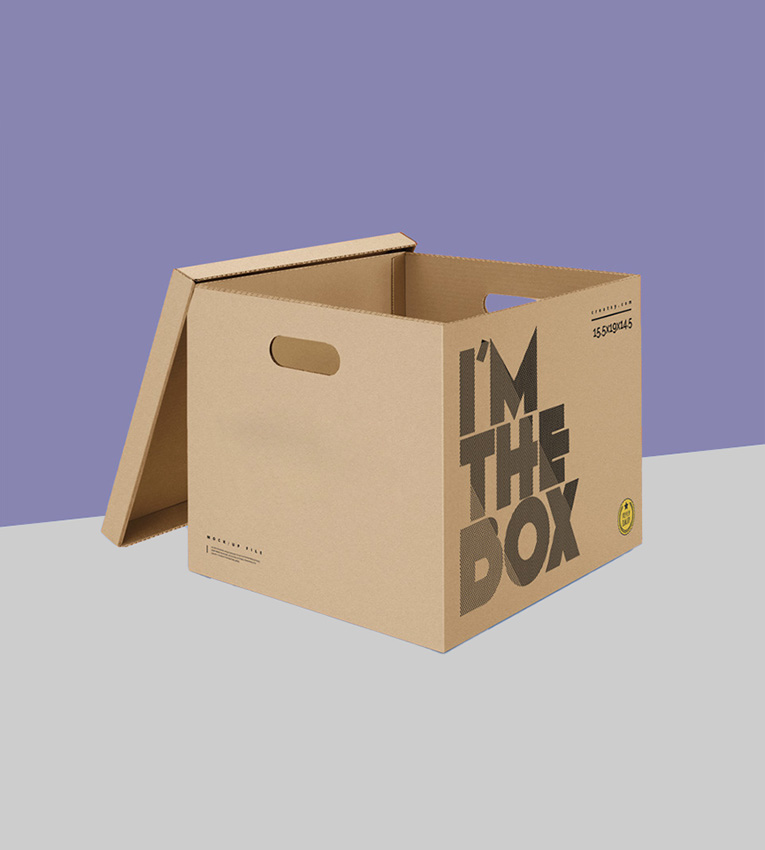 Cardboard Box With Lid